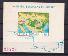 Romania 1977 navigatia europeana pe Dunare nedant. MNH w46 foto