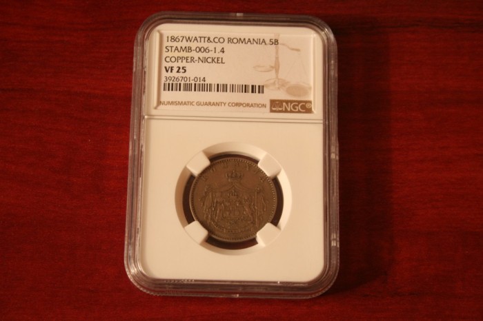 PROBA / PATTERN 5 BANI 1867 INCAPSULATA CU CERTIFICAT DE AUTENTICITATE NGC !RAR foto mare PROBA / PATTERN 5 BANI 1867 INCAPSULATA CU CERTIFICAT DE AUTENTICITATE NGC !RAR foto mare