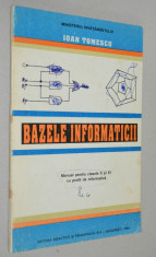 Bazele informaticii - Ioan Tomescu 1994 foto