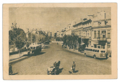 4061 - CONSTANTA, old car - old postcard - used - 1950 foto