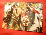 Ilustrata R.Guineea- trio Ambiane Bazooka du Bembeya Jaz National 1977, Circulata, Printata