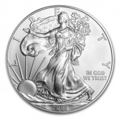 SUA 1 DOLLAR -LIBERTY- 2015 1 oz. / 31,10 gr. / Ag. 0999 / UNC / in capsula foto