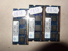 Memorie RAM laptop SODIMM DDR2 1GB Nanya ( DDR 2 1 GB notebook ) foto