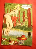 Ilustrata comica Italia - Militari camuflati admira o fata la scaldat