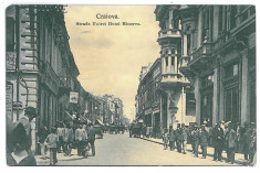 4053 - CRAIOVA, street Unirii - old postcard - used - 1917 foto