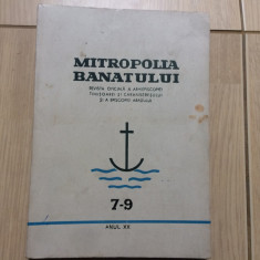 mitropolia banatului NR 7-9 ANUL XX REVISTA OFICIALA A ARHIEPISCOPIEI BANAT 1970