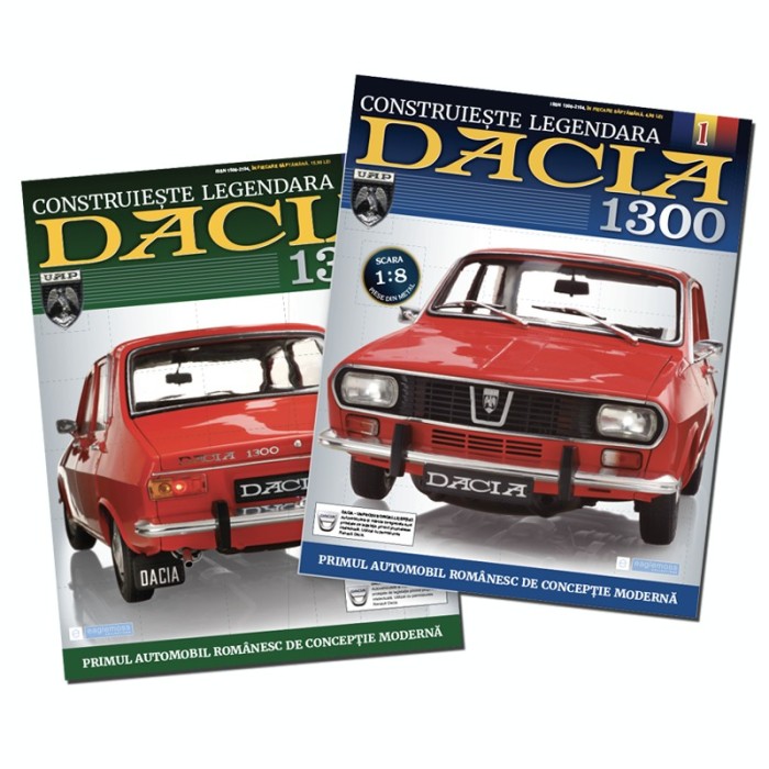 Revista "Macheta Dacia 1300" pachet 8 numere sigilate Revista "Macheta Dacia 1300" pachet 8 numere sigilate