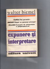 Expunere si interpretare - Walter Biemel foto