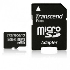 Card memorie Transcend Micro SDHC 8GB Class 10 foto