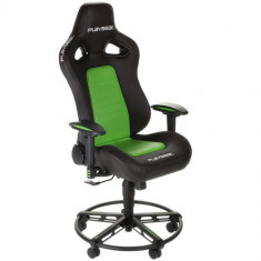 Scaun gaming Playseat L33T GREEN Negru/Verde, Piele, Metal foto