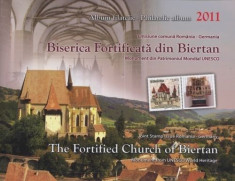 Romania 2011 - Album Biserica Fortificata din Biertan-Editie limitata 700 buc. foto