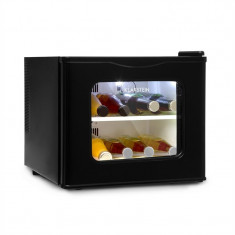 KLARSTEIN WINEHOUSE MINIBAR, 17 litri, 60 W, clasa A +, 38 DB, u?a din sticla, culoare argintie foto