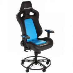 Scaun gaming Playseat L33T BLUE Negru/Albastru, Piele, Metal foto