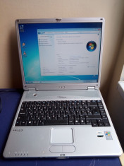 Laptop Functional Fujitsu-Siemens Amilo K 7600 Windows 7 40GB DVD + Incarcator foto