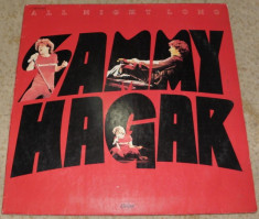 vinyl/vinil Sammy Hagar (ex Van Halen) - All Night Long ,Germany 1978 foto