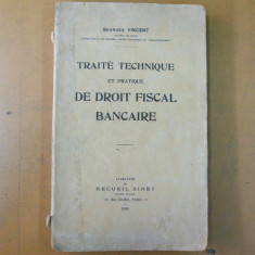 Georges Vincent Traite technique et practique de droit fiscal bancaire 1929 048