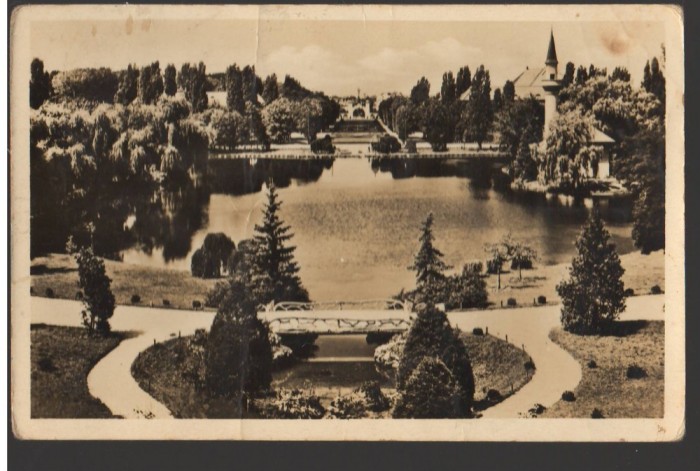 CPI (B9008) CARTE POSTALA - BUCURESTI. PARCUL LIBERTATII
