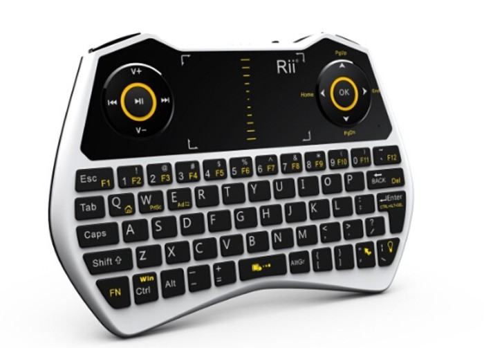 Mini tastatura rii i28c, wireless, iluminata, touchpad, pentru computer, smart tv culoare alb Digital Media foto mare Mini tastatura rii i28c, wireless, iluminata, touchpad, pentru computer, smart tv culoare alb Digital Media foto mare