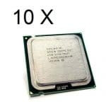 Pachet 10 procesoare Intel Pentium Core2Duo E6300 1.86GHz foto