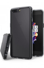 Husa OnePlus 5 Ringke FUSION SMOKE BLACK Phone Protect foto
