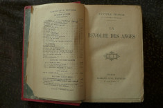 La revolte des anges de Anatole France Ed. Calmann-Levy 1914 foto