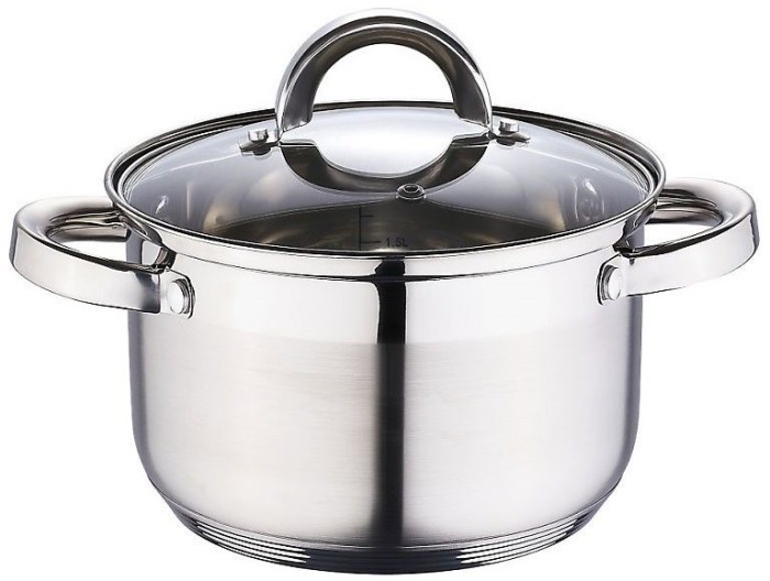 Oala inox cu capac yena. RB 2203 foto mare Oala inox cu capac yena. RB 2203 foto mare