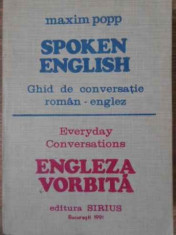 Spoken English Ghid De Conversatie Roman-englez - Maxim Popp ,405496 foto