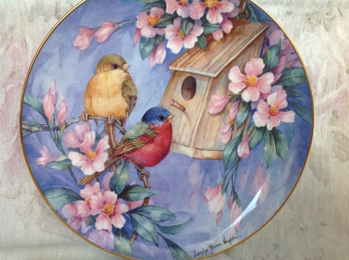 Farfurie decorativa portelan fin Royal Doulton VI foto mare Farfurie decorativa portelan fin Royal Doulton VI foto mare