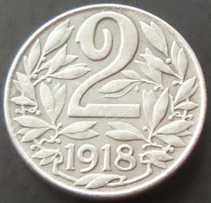 Moneda 2 Heller - AUSTRIA, anul 1918 *cod 1979 UNC ZINC foto mare Moneda 2 Heller - AUSTRIA, anul 1918 *cod 1979 UNC ZINC foto mare