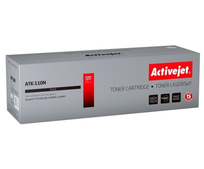 Toner compatibil tk-110 pentru kyocera, black, premium activejet, garantie 5 ani Digital Media foto mare Toner compatibil tk-110 pentru kyocera, black, premium activejet, garantie 5 ani Digital Media foto mare