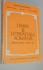 Manual Limba si literatura romana - cl . X-a 1998 foto