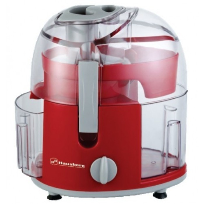 Storcator de fructe Hausberg, 2 viteze, lame inox, 400ml, 350 W, rosu foto mare Storcator de fructe Hausberg, 2 viteze, lame inox, 400ml, 350 W, rosu foto mare