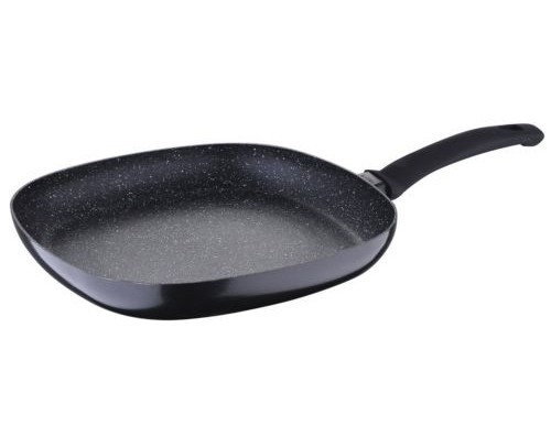 Tigaie grill Bergner, Aluminiu presat, Negru, 28 cm, BG 7750 BK foto mare Tigaie grill Bergner, Aluminiu presat, Negru, 28 cm, BG 7750 BK foto mare