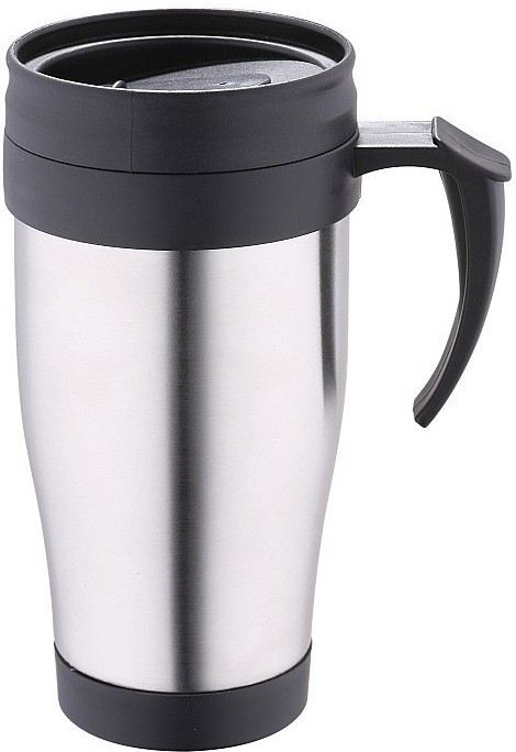 Termos tip cana, inox. 400 ml, renberg, negru foto mare Termos tip cana, inox. 400 ml, renberg, negru foto mare