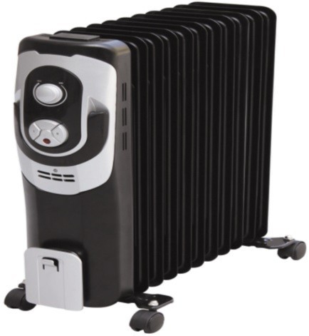 Calorifer Cu Ulei 9 Elementi 2000 W Hausberg foto mare Calorifer Cu Ulei 9 Elementi 2000 W Hausberg foto mare