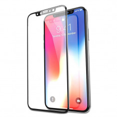 folie sticla Apple iPHONE X protectie ecran securizata 3D FULL cover curbata foto