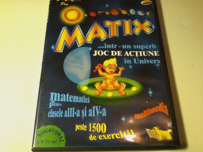 Matix - Matematica pentru cl. III-IV + Dictionar roman englez francez (CD-uri)