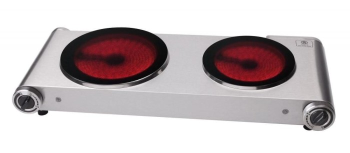 Plita vitroceramica Hausberg, 2600 W, 2 arzatoare, 8 trepte temperatura foto mare Plita vitroceramica Hausberg, 2600 W, 2 arzatoare, 8 trepte temperatura foto mare