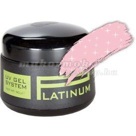 Gel UV Platinum - SPARKLE COVER PINK, 50g foto mare Gel UV Platinum - SPARKLE COVER PINK, 50g foto mare