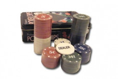 Set chipsuri de poker profesionale Practic HomeWork foto
