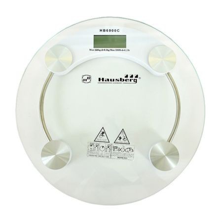 Cantar digital Hausberg, 150 kg, LCD, platforma sticla foto mare Cantar digital Hausberg, 150 kg, LCD, platforma sticla foto mare