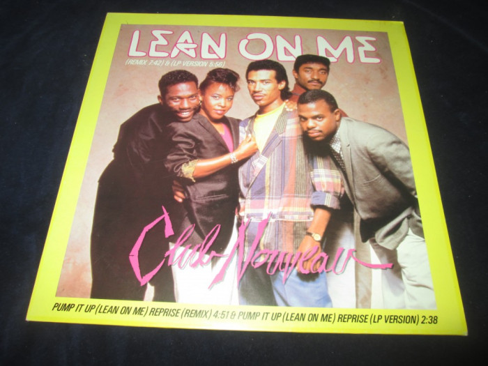 Club Noveau - Lean On Me ) vinyl,12&quot; _ 1986 _ Warner (Europa)