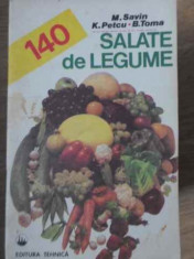140 Salate De Legume - M. Savin K. Petcu B. Toma ,405389 foto