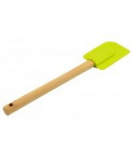 Spatula silicon cu maner bambus Cook Home foto