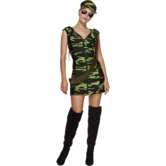 Costum camuflaj Army Girl S - Carnaval24 foto