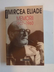 MEMORII (1907 - 1960) , ED. a - II - a REVAZUTA SI INDICE de MIRCEA HANDOCA de MIRCEA ELIADE , 1997 foto