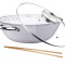 Tigaie wok din fonta cu suport si capac 30 CM PH 15428 32