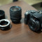 Camera foto mirrorless Panasonic Lumix G1 + 2 obiective si accesorii