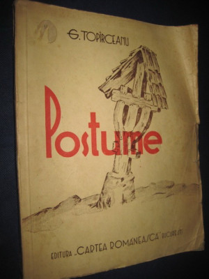 Toparceanu- Postume- 1948, Cartea Romaneasca. foto