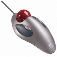Mouse Logitech laser USB PS/2 Trackman Marble foto